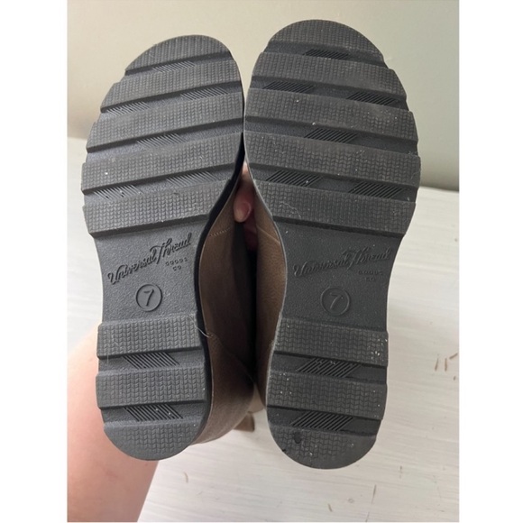 Universal Thread Katherine Lace Up Boot Tall Fur Fleece Grey Snow - Size 7 - Picture 6 of 8